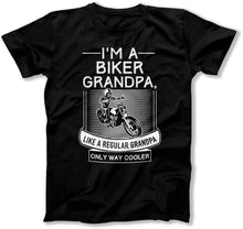 Load image into Gallery viewer, I'm A Biker Grandpa - ILA-08 - T Shirt - ILA-08-Mens-Black