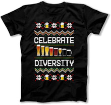 Load image into Gallery viewer, Celebrate Diversity Beer Ugly Sweater - ILA-43 - T Shirt - ILA-43-TSHIRT