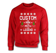 Load image into Gallery viewer, (Custom) The Man The Myth The Legend - ILA-47 - T Shirt - ILA-47-Crewneck-Black