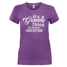 Load image into Gallery viewer, It's A Grammy Thing - T Shirt - IT_S_A_GRAMMY_THING_-_Ladies_-_purple