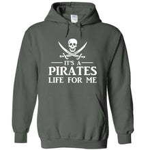 Load image into Gallery viewer, It's a Pirates Life For Me - T Shirt - IT_S_A_PIRATES_LIFE_FOR_ME_-_hoodies_-_charcoal