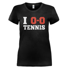 Load image into Gallery viewer, I 0-0 Tennis - T Shirt - I_0-0_TENNIS-_Ladies_-_Black