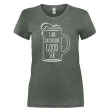 Load image into Gallery viewer, I Am Day Drunk Good Sir - T Shirt - I_AM_DAY_DRUNK_GOOD_SIR-_Ladies_-_Charcoal