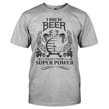 Load image into Gallery viewer, I Brew Beer - T Shirt - I_BREW_BEER_-_men_-_heathergrey
