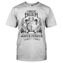 Load image into Gallery viewer, I Brew Beer - T Shirt - I_BREW_BEER_-_men_-_white