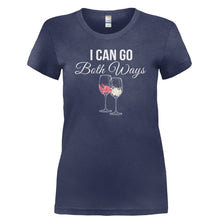 Load image into Gallery viewer, I Can Go Both Ways - T Shirt - I_CAN_GO_BOTH_WAYS-_Ladies_-_Navy
