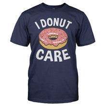 Load image into Gallery viewer, I Donut Care - T Shirt - I_DONUT_CARE_-_Men_-_navyblue