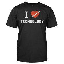 Load image into Gallery viewer, I Don't Love Technology - T Shirt - I_DON_T_LOVE_TECHNOLOGY_-_Men_-_black