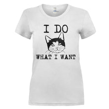 Load image into Gallery viewer, I Do What I Want - T Shirt - I_DO_WHAT_I_WANT_-_Ladies_-_white