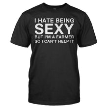 Load image into Gallery viewer, I Hate Being Sexy But I'm a Farmer - T Shirt - I_HATE_BEING_SEXY_BUT_I_M_A_FARMER_-_Men_-_black