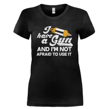 Load image into Gallery viewer, I Have an Icing Gun - T Shirt - I_HAVE_AN_ICING_GUN-_Ladies_-_Black