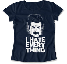 Load image into Gallery viewer, I Hate Everything - T Shirt - I_Hate_Everything_women_navy