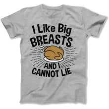 Load image into Gallery viewer, I Like Big Breasts And I Cannot Lie - T Shirt - I_LIKE_BIG_BREASTS_AND_I_CANNOT_LIE_men_heather