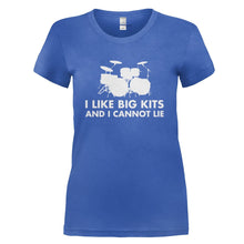 Load image into Gallery viewer, I Like Big Kits - T Shirt - I_LIKE_BIG_KITS_-_Ladies_-_royalblue