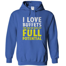 Load image into Gallery viewer, I Love Buffets - T Shirt - I_LOVE_BUFFETS_-_hoodies_-_royal