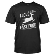 Load image into Gallery viewer, I Love Fast Food - T Shirt - I_LOVE_FAST_FOOD_-_Men_-_black