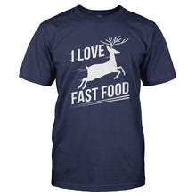 Load image into Gallery viewer, I Love Fast Food - T Shirt - I_LOVE_FAST_FOOD_-_Men_-_navyblue
