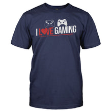 Load image into Gallery viewer, I Love Gaming - T Shirt - I_LOVE_GAMING_-_Men_-_navyblue