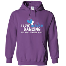Load image into Gallery viewer, I Love Mermaid Dancing - T Shirt - I_LOVE_MERMAID_DANCING_-_hoodies_-_purple