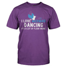 Load image into Gallery viewer, I Love Mermaid Dancing - T Shirt - I_LOVE_MERMAID_DANCING_-_men_-_purple