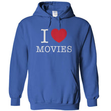 Load image into Gallery viewer, I Love Movies - T Shirt - I_LOVE_MOVIES_-_hoodies_-_royal