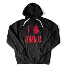 Load image into Gallery viewer, I Love Zombies - T Shirt - I_LOVE_ZOMBIES_-_hoodies_-_black