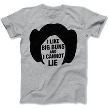Load image into Gallery viewer, I Like Big Buns And I Cannot Lie - T Shirt - I_Like_Big_Buns_And_I_Cannot_Lie_men_heather