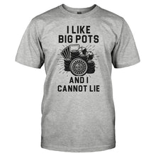 Load image into Gallery viewer, I Like Big Pots and I Cannot Lie - T Shirt - I_Like_Big_Pots_and_I_Cannot_Lie_-_men_-_heathergrey