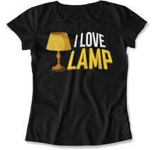 Load image into Gallery viewer, I Love Lamp - T Shirt - I_Love_Lamp_women_black