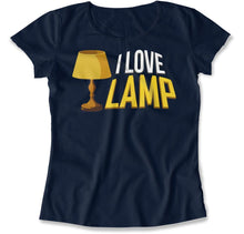 Load image into Gallery viewer, I Love Lamp - T Shirt - I_Love_Lamp_women_navy