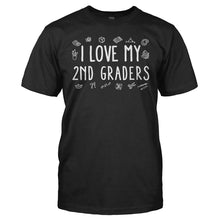 Load image into Gallery viewer, I Love My 2nd Graders - T Shirt - I_Love_My_2nd_Graders_men_black
