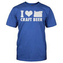 Load image into Gallery viewer, I Love Oregon Craft Beer - T Shirt - I_Love_Oregon_Craft_Beer_royal