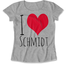 Load image into Gallery viewer, I Love Schmidt - T Shirt - I_Love_Schmidt_women_heather