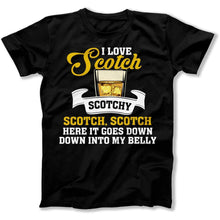 Load image into Gallery viewer, I Love Scotch - T Shirt - I_Love_Scotch_men_black