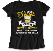 Load image into Gallery viewer, I Love Scotch - T Shirt - I_Love_Scotch_women_black