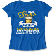 Load image into Gallery viewer, I Love Scotch - T Shirt - I_Love_Scotch_women_royal