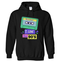 Load image into Gallery viewer, I Love The 90's - T Shirt - I_Love_The_90_s_hoodie_black