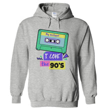 Load image into Gallery viewer, I Love The 90's - T Shirt - I_Love_The_90_s_hoodie_heathergrey