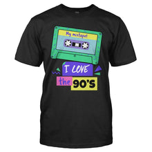 Load image into Gallery viewer, I Love The 90's - T Shirt - I_Love_The_90_s_men_black