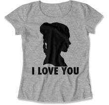 Load image into Gallery viewer, I Love You - T Shirt - I_Love_You_women_heather