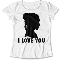 Load image into Gallery viewer, I Love You - T Shirt - I_Love_You_women_white