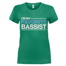 Load image into Gallery viewer, I'm My Favorite Bassist - T Shirt - I_M-MY-FAVORITE-BASSIST---womens-green