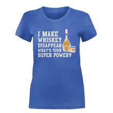 Load image into Gallery viewer, I Make Whiskey Disappear - T Shirt - I_MAKE_WHISKEY_DISAPPEAR-_Ladies_-_Royal