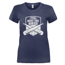Load image into Gallery viewer, I'm All About That Base - T Shirt - I_M_ALL_ABOUT_THAT_BASE_-_Ladies_-_navyblue