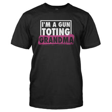 Load image into Gallery viewer, I'm A Gun Toting Grandma - T Shirt - I_M_A_GUN_TOTING_GRANDMA_-_Men_-_black
