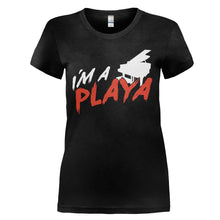 Load image into Gallery viewer, I'm a Piano Playa - T Shirt - I_M_A_PIANO_PLAYA_-_Ladies_-_black