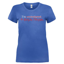 Load image into Gallery viewer, I'm a Psych Major - T Shirt - I_M_A_PSYCH_MAJOR-_Ladies_-_Royal