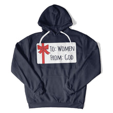 Load image into Gallery viewer, I'm God's Gift To Women - T Shirt - I_M_GOD_S_GIFT_TO_WOMEN_-_hoodies_-_navy_blue