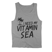 Load image into Gallery viewer, I Need My Vitamin Sea Tank Top - I_Need_My_Vitamin_Sea_Tank_Top_heathergrey