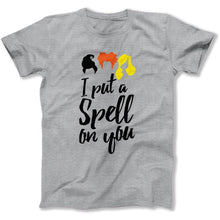 Load image into Gallery viewer, I Put A Spell On You - T Shirt - I_PUT_A_SPELL_ON_YOU_-_men_-_heathergrey